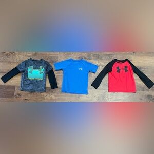 Under Armour boys shirt bundle 3 items Sz 4